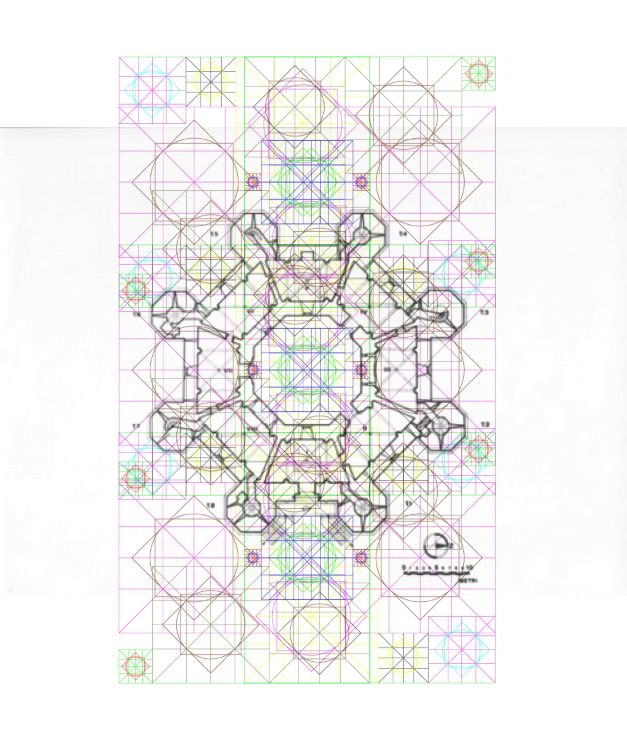 Castel del Monte planim.+ Diagram.spec.